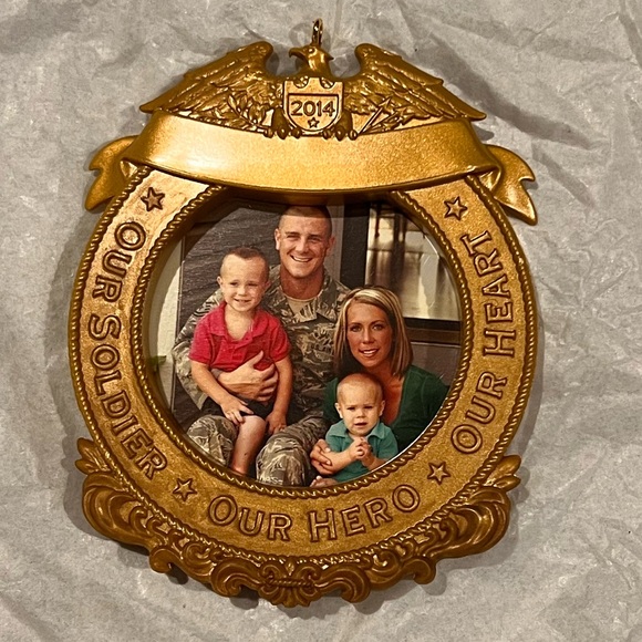 Hallmark “Our Hero” Photo Ornament - Picture 2 of 3